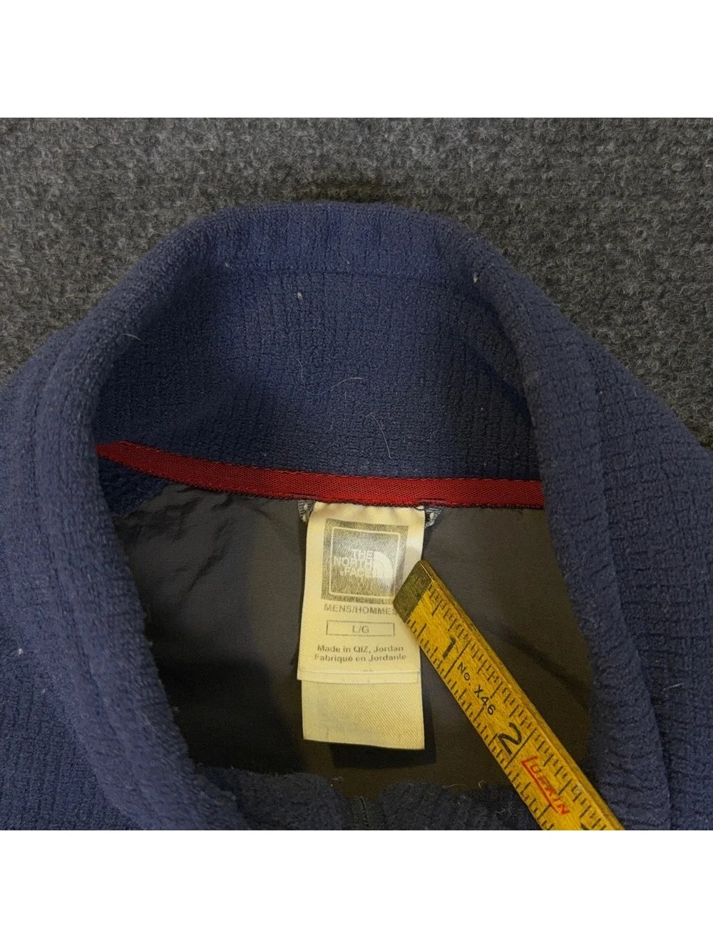 The North Face Navy Men's L Quarter Zip Pullover